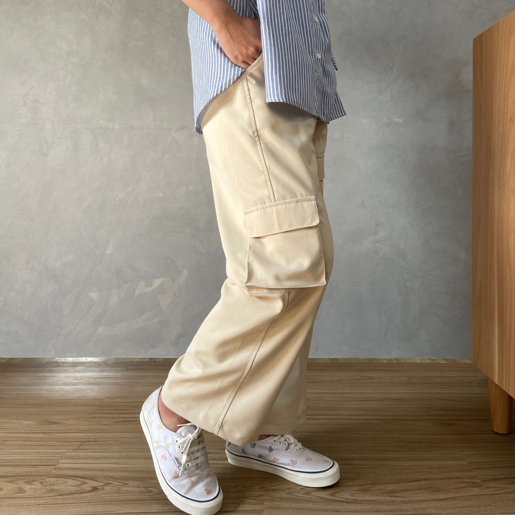 Image of Eclemix Pants Jiano | Celana Panjang Wanita Cargo